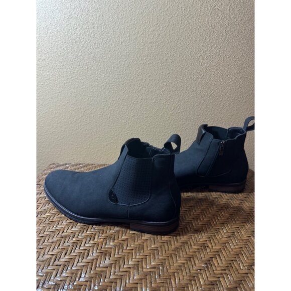 Stacy Adams Mens Oakhurst Chelsea Boots Side Zipper Black Size 10 - Picture 4 of 11